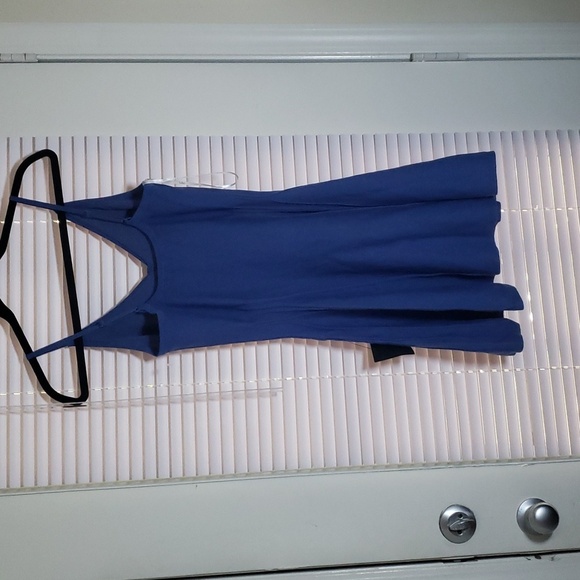 Lulu's Flattering Disposition Blue Button-Front Ribbed Mini Dress- Large-L-NWT - Picture 11 of 13